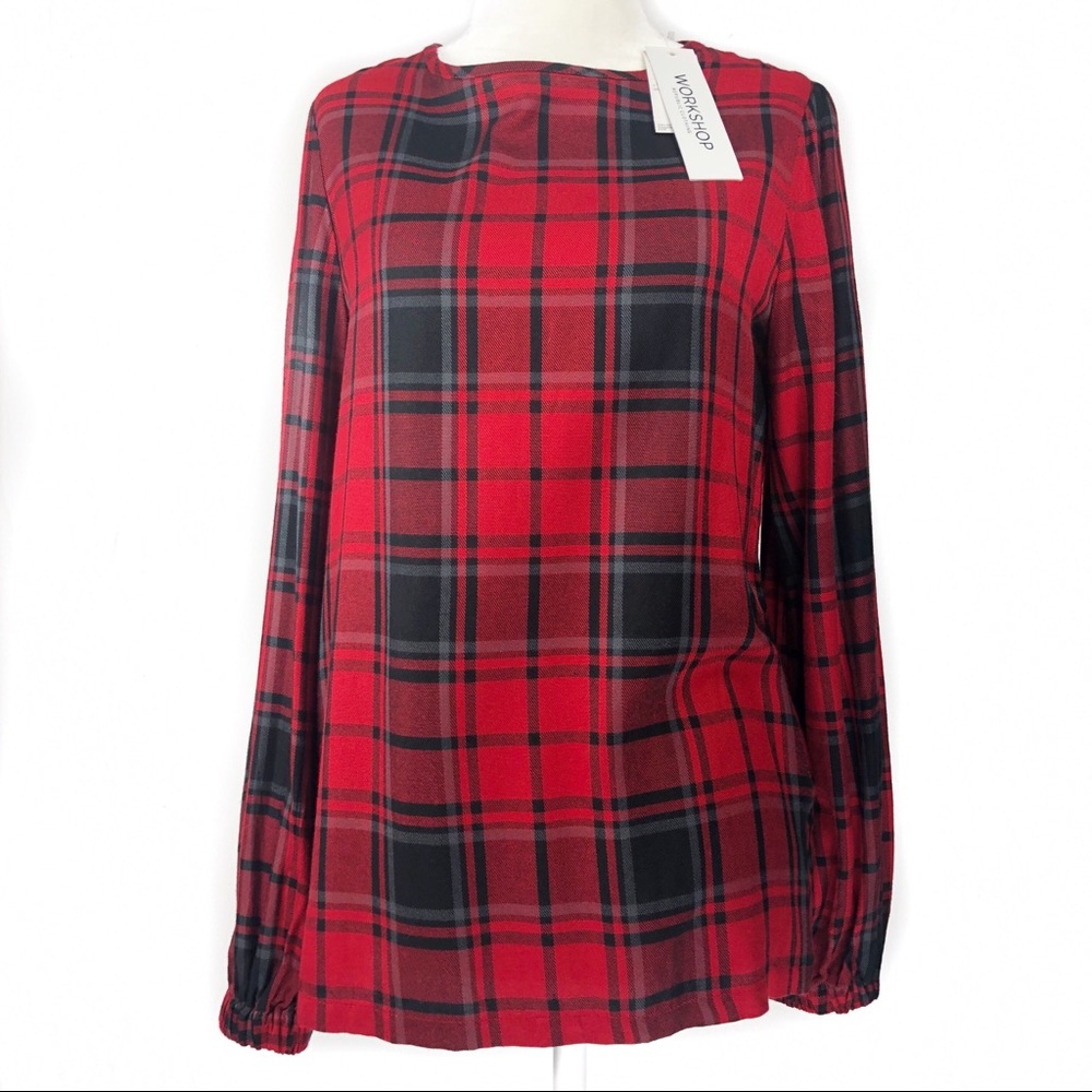 WORKSHOP REPUBLIC CLOTHING:  Red & Black P…